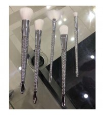 New 5Pcs Mermaid Luxury Style Make Up Brushes Set
